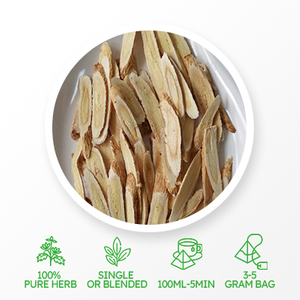 Rebanada de raíz de astrágalo Té de hierbas chino
